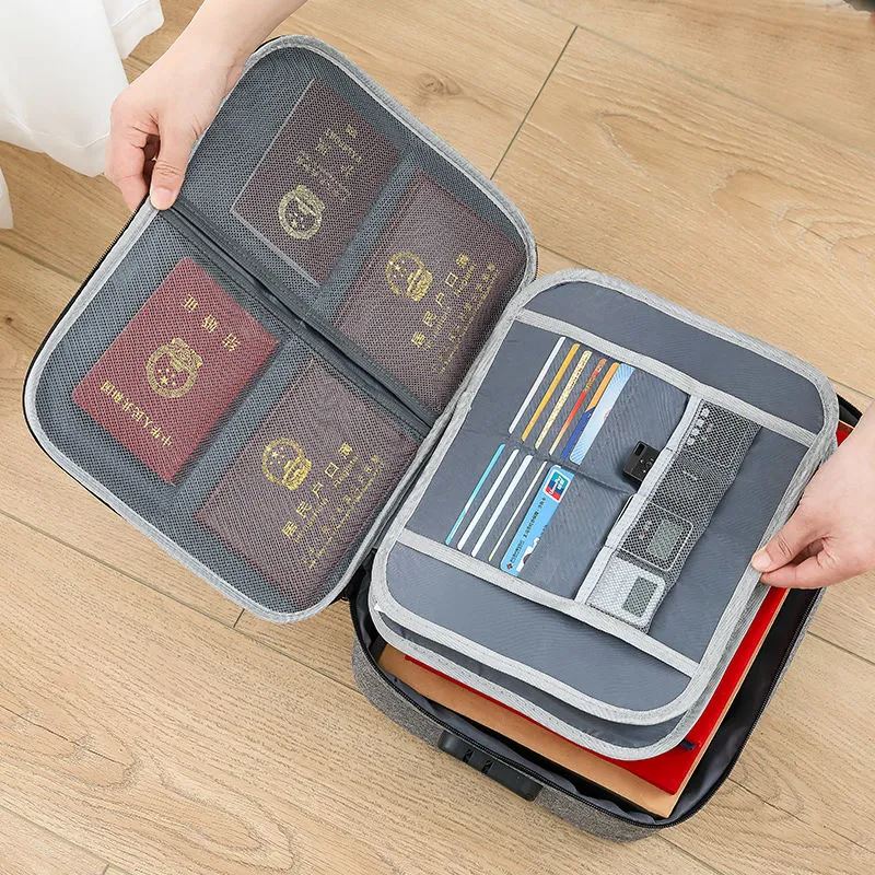 Bolsa Organizadora de Documentos DocuSafe Pro-Proteção máxima contra perdas e danos.