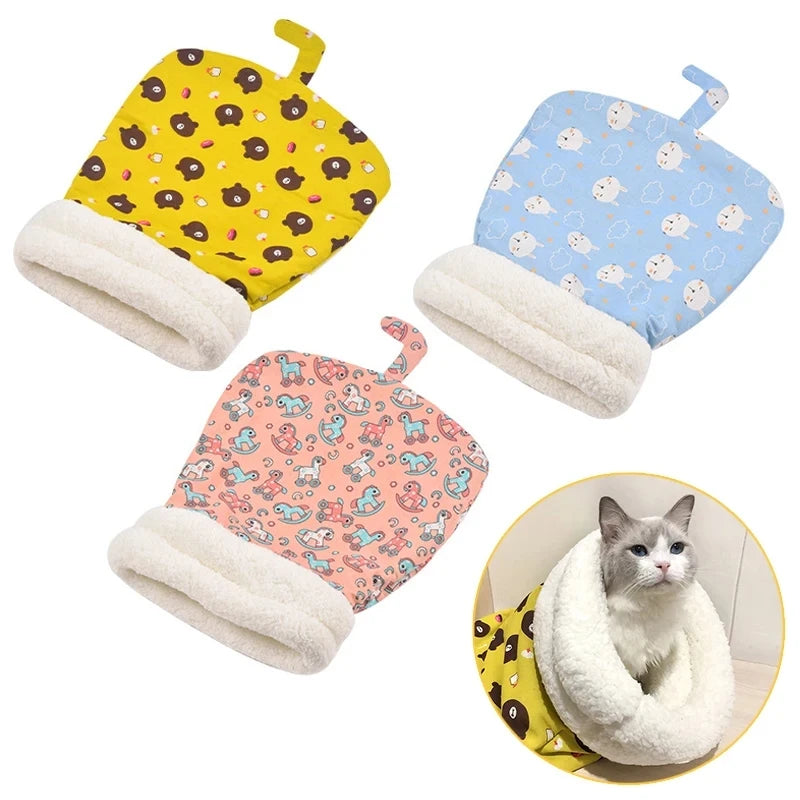 Cama Saco de Dormir para Gatos CatNest – Quente, Aconchegante, Autocalentável