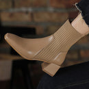 Bota Feminina Confort Premium – Cano Curto, Salto Bloco Seguro, Forro Aconchegante e Estilo para Todos os Momentos