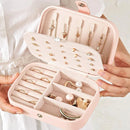 Porta Joias Delicata – Organização e Elegância para Suas Joias em Qualquer Lugar, Cabe Até na Bolsa de Viagem!