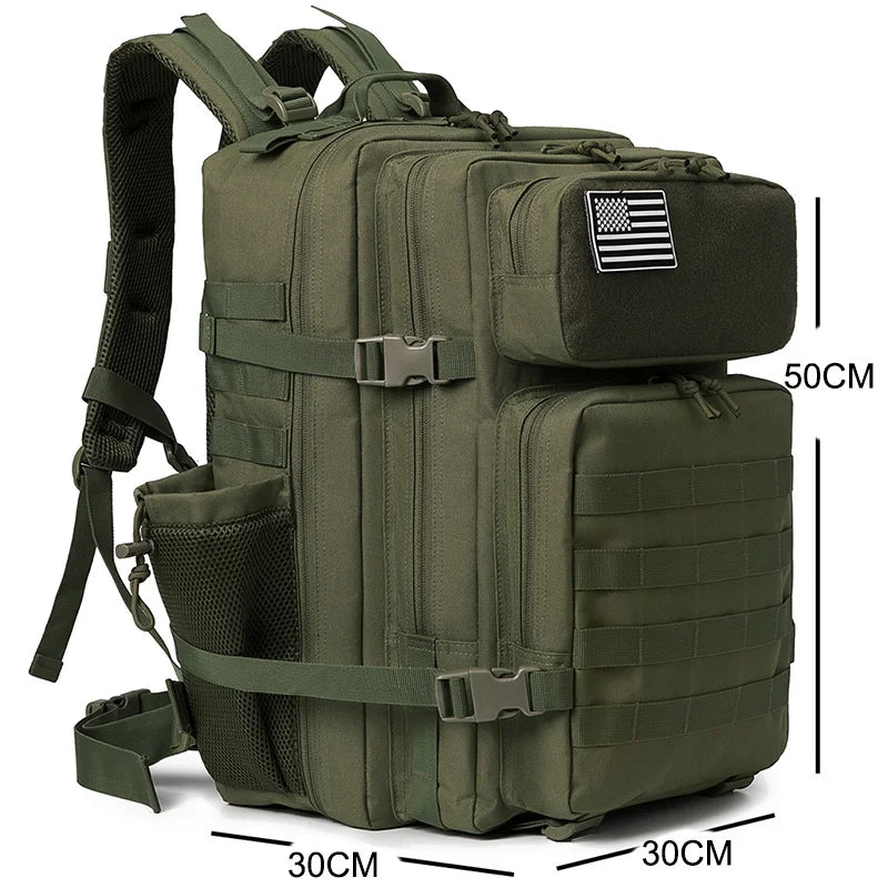 Mochila Tática Frontier 50L – Resistência e Durabilidade Extrema para Qualquer Aventura