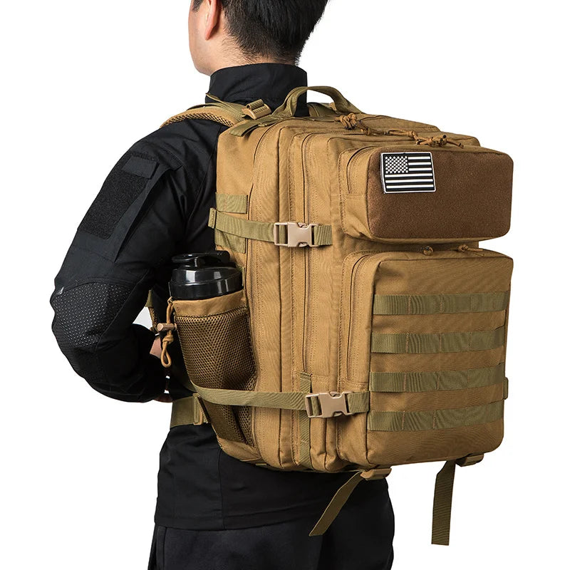 Mochila Tática Frontier 50L – Resistência e Durabilidade Extrema para Qualquer Aventura