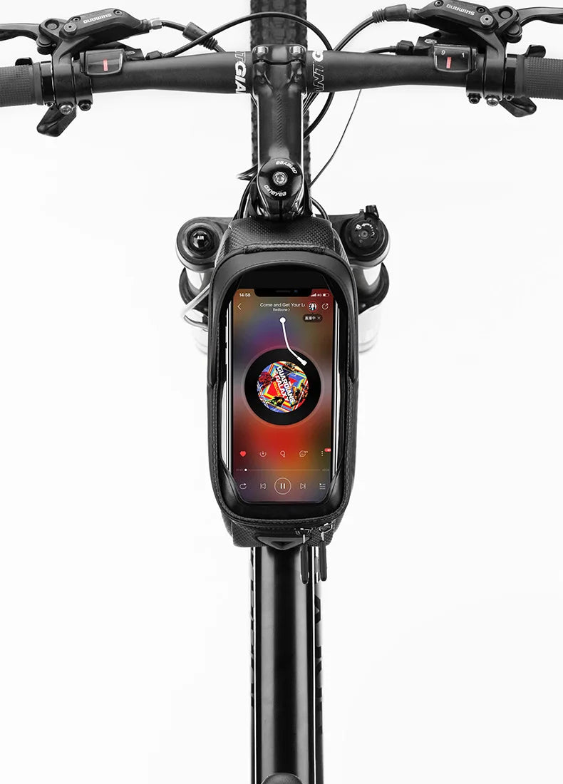 Bolsa Ciclismo Porta Celular Suporte  RockBros - Impermeável, Resistente e Confortável