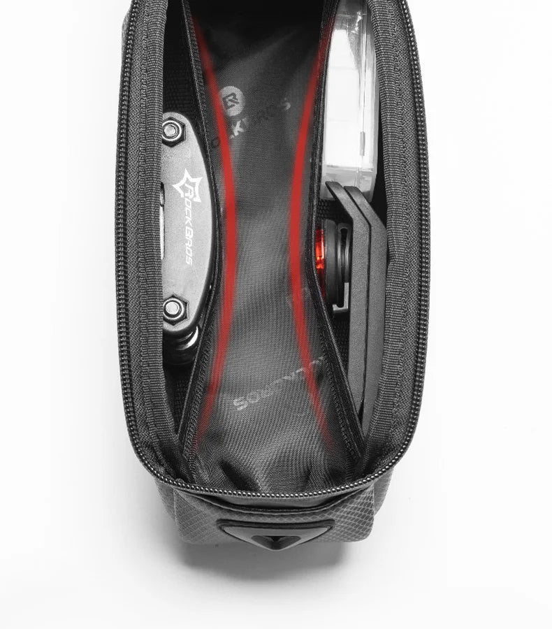 Bolsa Ciclismo Porta Celular Suporte  RockBros - Impermeável, Resistente e Confortável