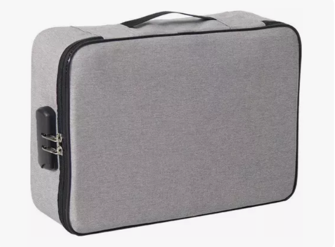 Bolsa Organizadora de Documentos DocuSafe Pro-Proteção máxima contra perdas e danos.