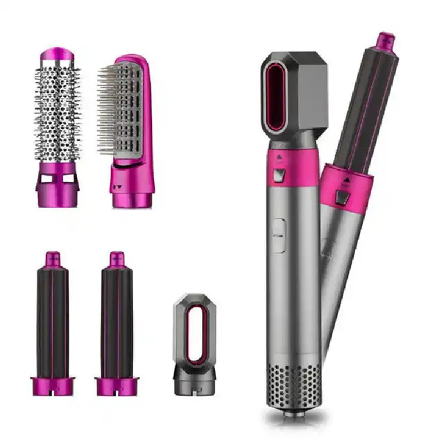 Escova Modeladora HairPro 5 em 1 – Seca, Alisa, Modela, Hidrata e Alinha com Tecnologia de Íons Negativos