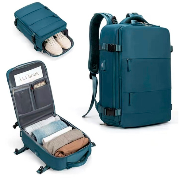 Mochila de Viagem Impermeável Adventure – Resistente, Versátil e Espaçosa