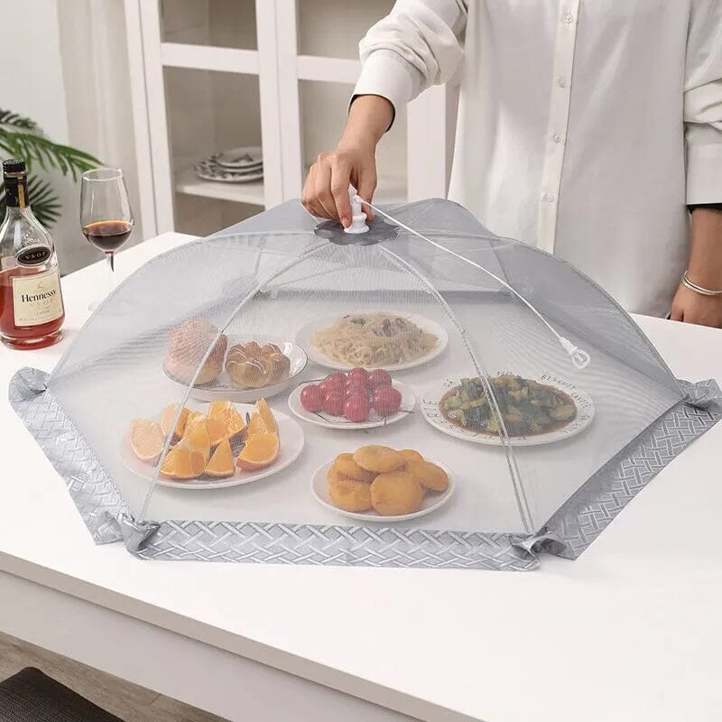 Protetor de Alimentos Dobrável Slim – Dobre, Guarde e Mantenha Tudo Seguro