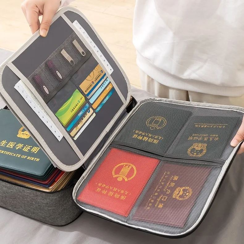 Bolsa Organizadora de Documentos DocuSafe Pro-Proteção máxima contra perdas e danos.